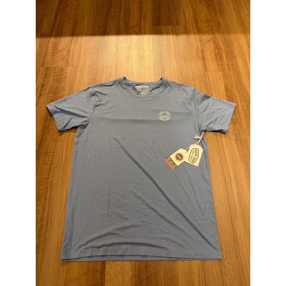 Ron Jon Surf Shop T-Shirt Mens M Blue‎ UPF 30+ Quick Dry Performance Tee